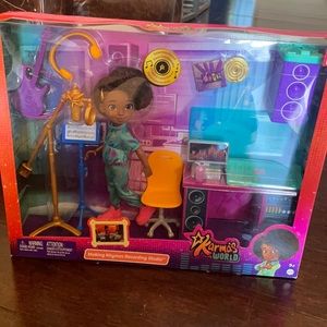 Karma's World doll and recording studio playset